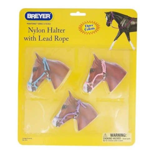 Breyer Hot Colored Nylon Halters - 3 pieces-Southern Agriculture
