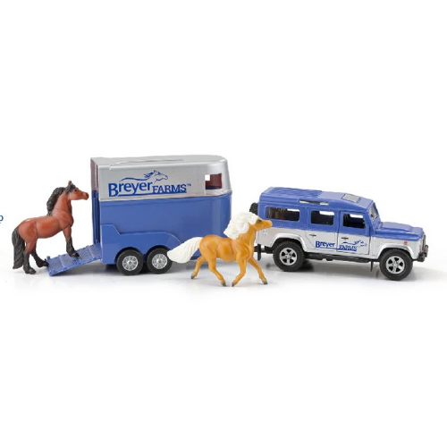 Breyer Farms Land Rover and Tag-A-Long Trailer-Southern Agriculture