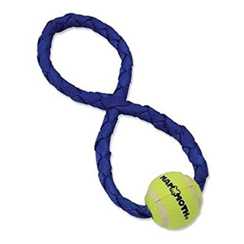 Mammoth - Figure 8 Tug with Tennis Ball. Dog Toy.-Southern Agriculture