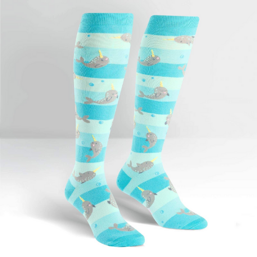 Unicorn of the Sea Knee High Socks-Southern Agriculture