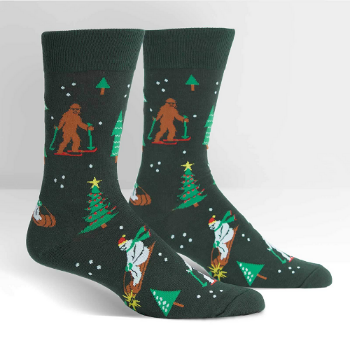 Ready, Yeti, Go! Men's Crew Socks-Southern Agriculture