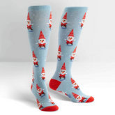 Santa Gnome Knee High Socks-Southern Agriculture