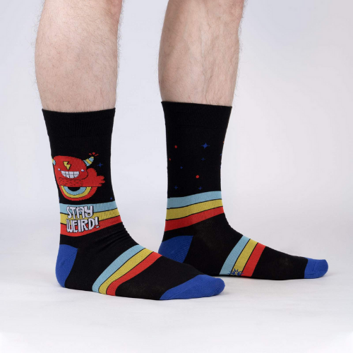 Stay Weird Crew Socks-Southern Agriculture