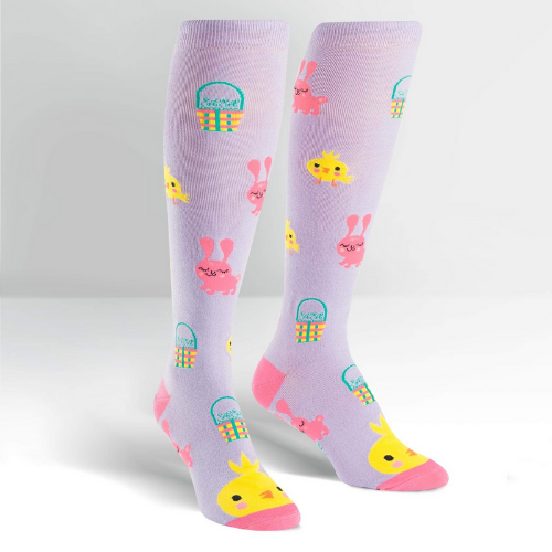 Hoppy Easter Knee High Socks-Southern Agriculture
