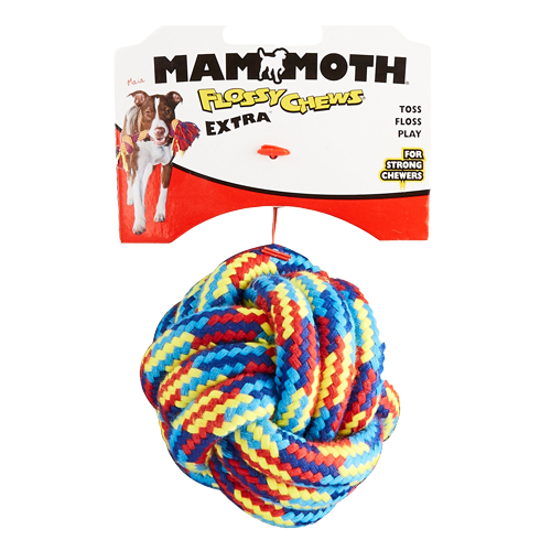 Mammoth - Flossy Chews Extra Monkey Fist Ball. Dog Toy.-Southern Agriculture