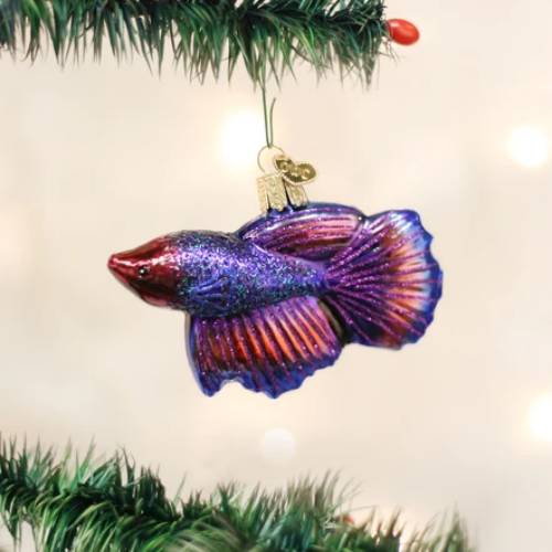 Old World Christmas Betta Fish Ornament-Southern Agriculture