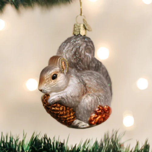 Old World Christmas Hungry Squirrel Ornament-Southern Agriculture