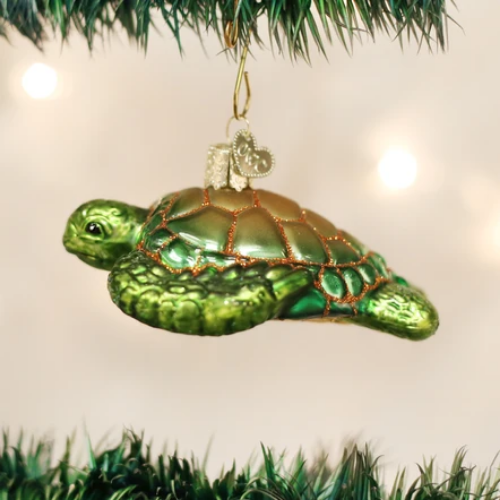 Old World Christmas Sea Turtle Ornament-Southern Agriculture