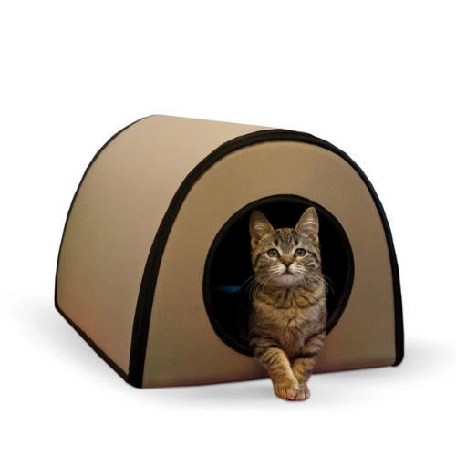 K&H Thermo Mod Kitty Shelter - Tan-Southern Agriculture