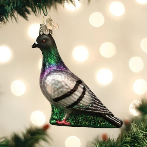 Old World Christmas Pigeon Ornament-Southern Agriculture