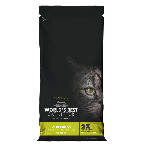 World's Best Zero Mess Pine Scented Cat Litter-Southern Agriculture