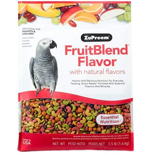 ZuPreem Fruit Blend Bird Food for Parrots and Conures-Southern Agriculture