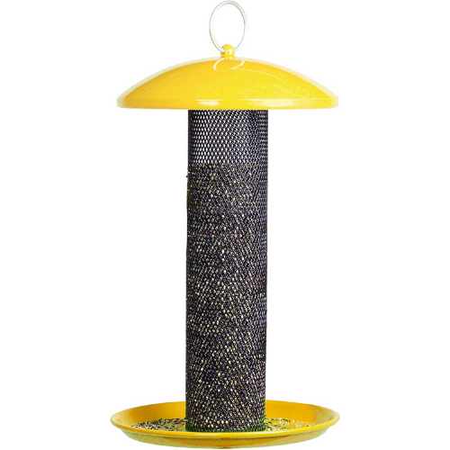 No/No Yellow Finch Tube Metal Bird Feeder-Southern Agriculture