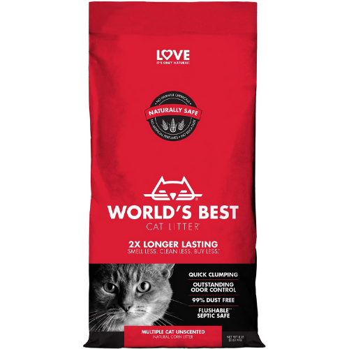 World's Best Multi-Cat Unscented Clumping Litter-Southern Agriculture