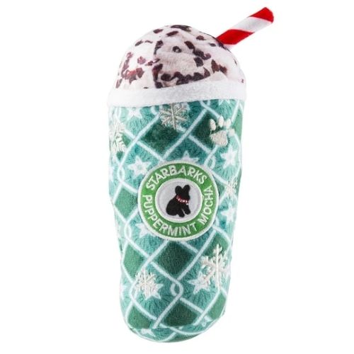 Starbarks Puppermint Mocha Green Stars Cup by Haute Diggity Dog-Southern Agriculture