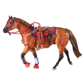 Breyer Horse Western Riding Set Blue/Red-Southern Agriculture