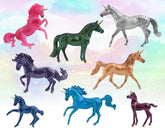 Breyer Sparkling Splendor Unicorn Set (6 Unicorn+ 2 Foals)