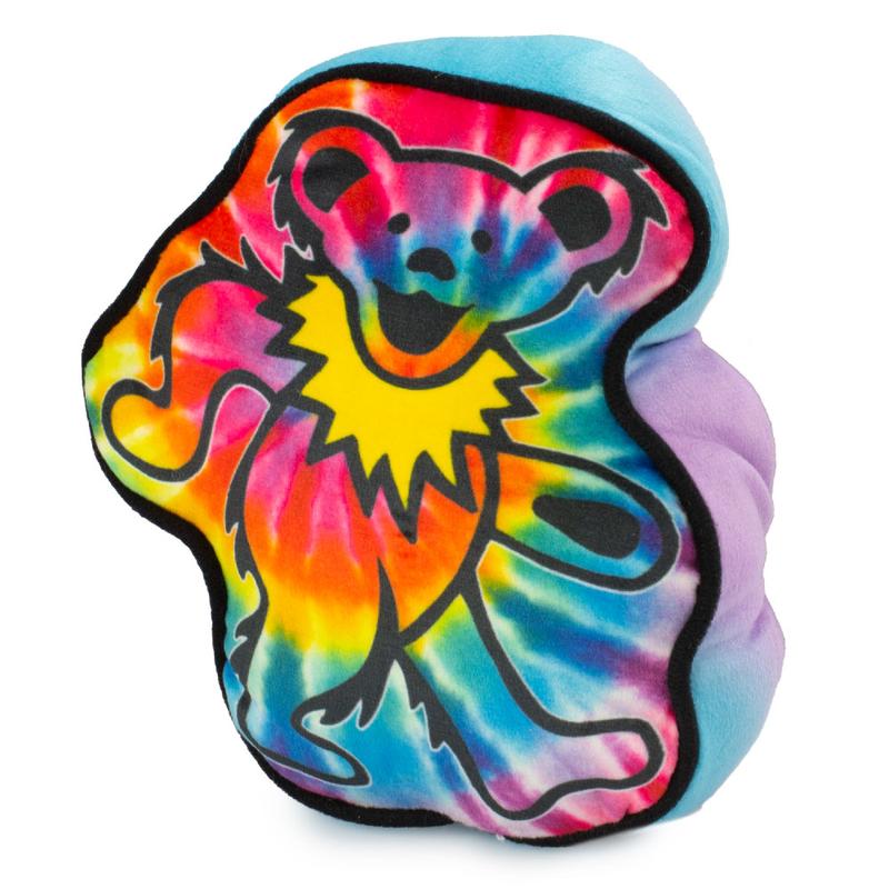 Grateful Dead Dancing Bear Flat Plush Dog Toy by Buckle Down-Southern Agriculture