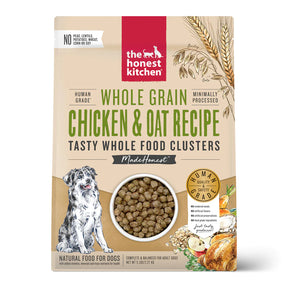 The Honest Kitchen - Clusters - Whole Grain Chicken & Oat Recipe Dog Dry Food