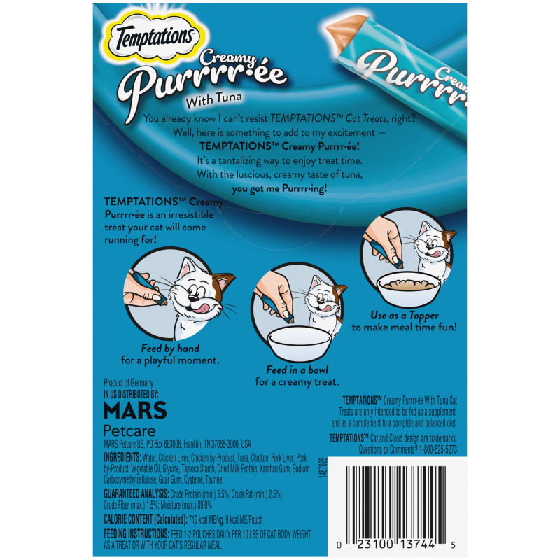 Creamy Purrrr-ee With Tuna Cat Treats