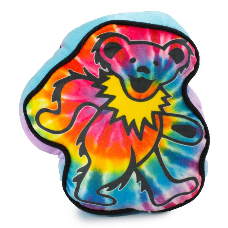 Grateful Dead Dancing Bear Flat Plush Dog Toy by Buckle Down-Southern Agriculture