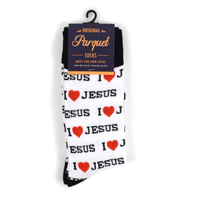 Selini NewYork - Socks Men's I Love Jesus