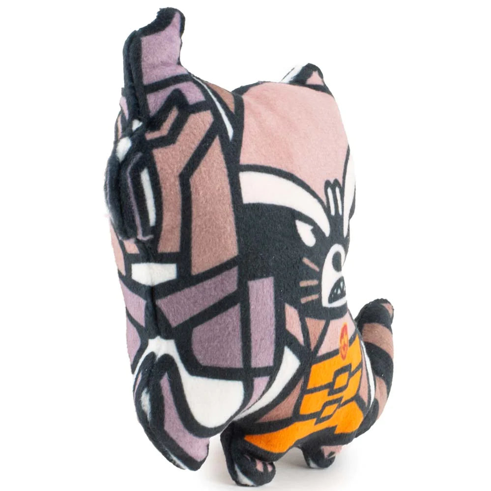 Dog Toy Squeaker Plush - Kawai Angry Pose "Rocket"