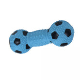 Soccer Ball Dumbbell Latex Dog Toy