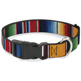 Dog Collar Nylon Adjustable Zarape Multi By Buckle-Down-Southern Agriculture